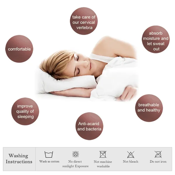 2 Pack: 250 Thread Count Feather Fill Pillow