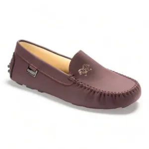 2549 - Bordo Sahara Girls Loafer