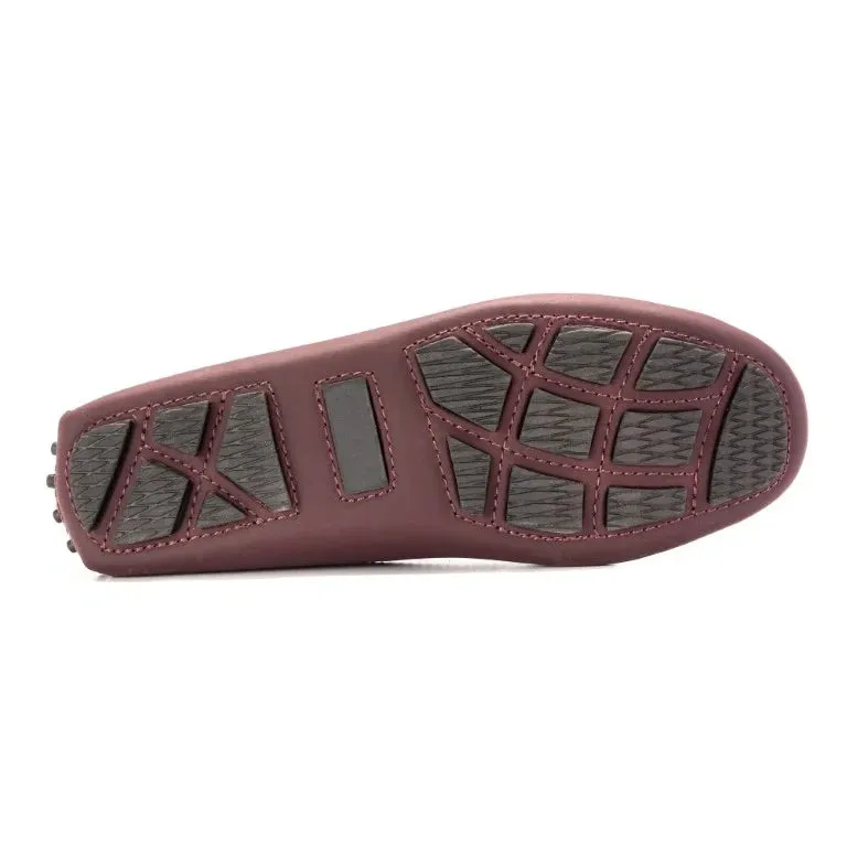 2549 - Bordo Sahara Girls Loafer