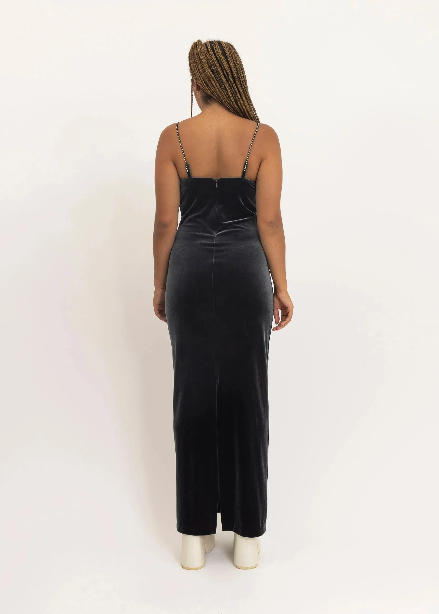 90s velvet gown