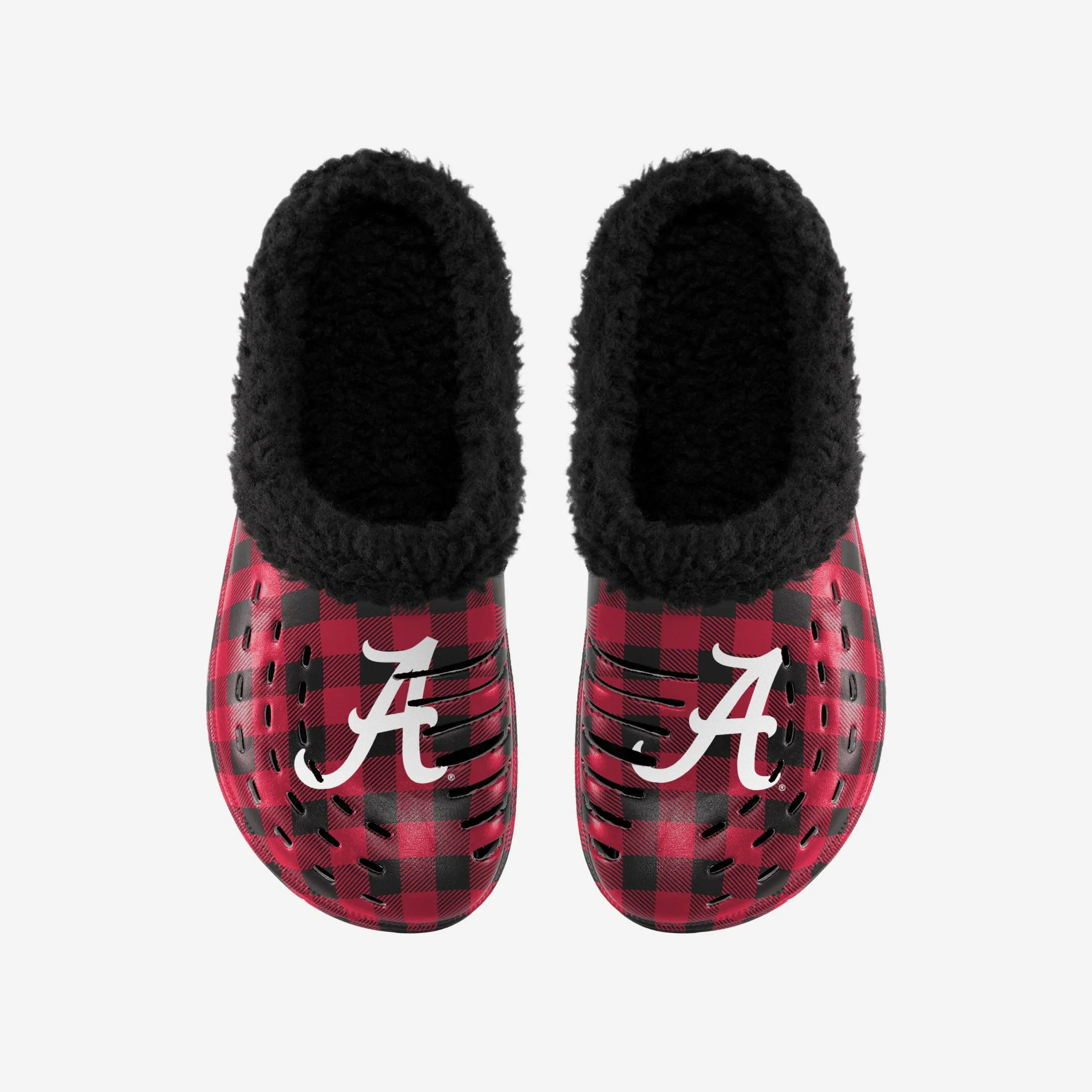 Alabama Crimson Tide Sherpa Lined Buffalo Check Clog