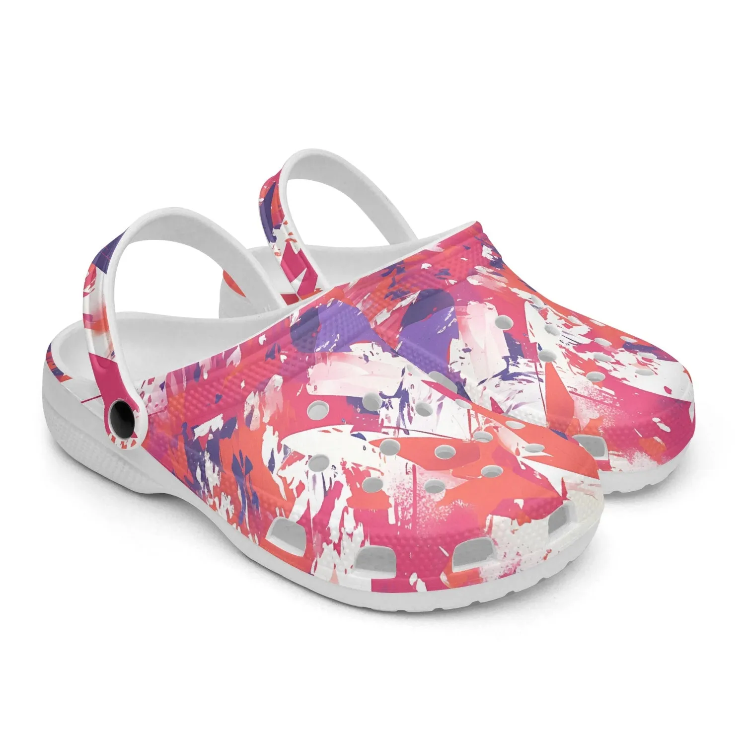 Alternative Chevron Red Rok-Clogs