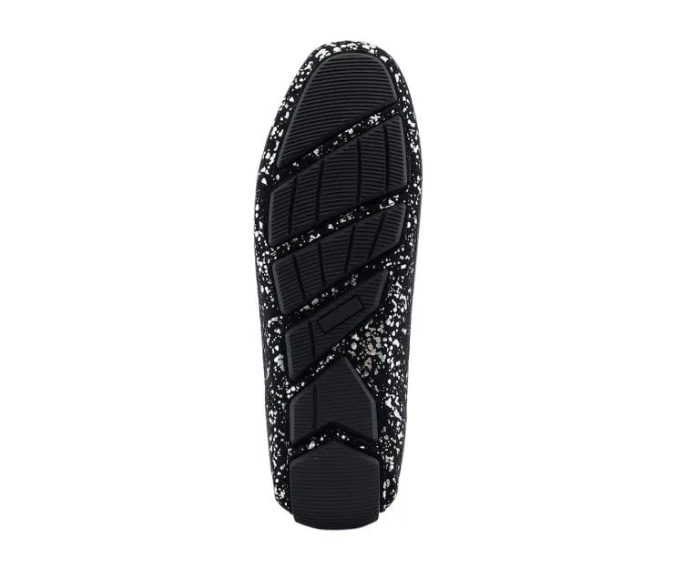 Amali Shoes Monty Luxe Moccasins Men’s Black Vegan