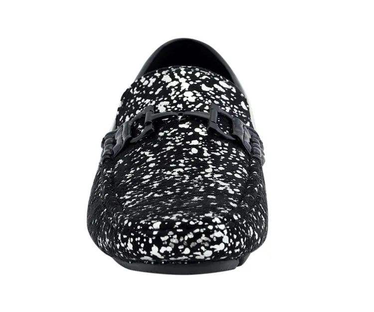 Amali Shoes Monty Luxe Moccasins Men’s Black Vegan