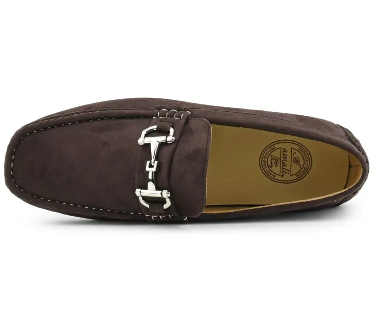Amali Walken 2 Men’s Brown Suede Driving Shoes