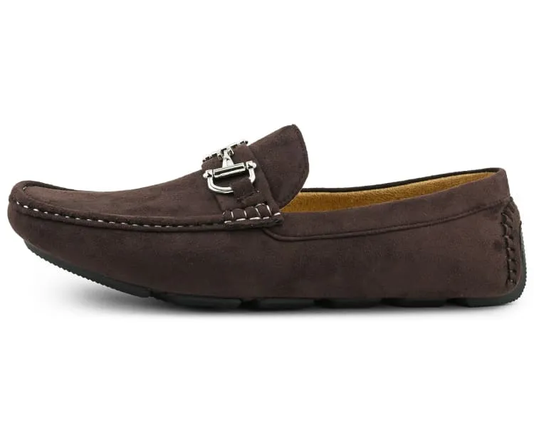 Amali Walken 2 Men’s Brown Suede Driving Shoes