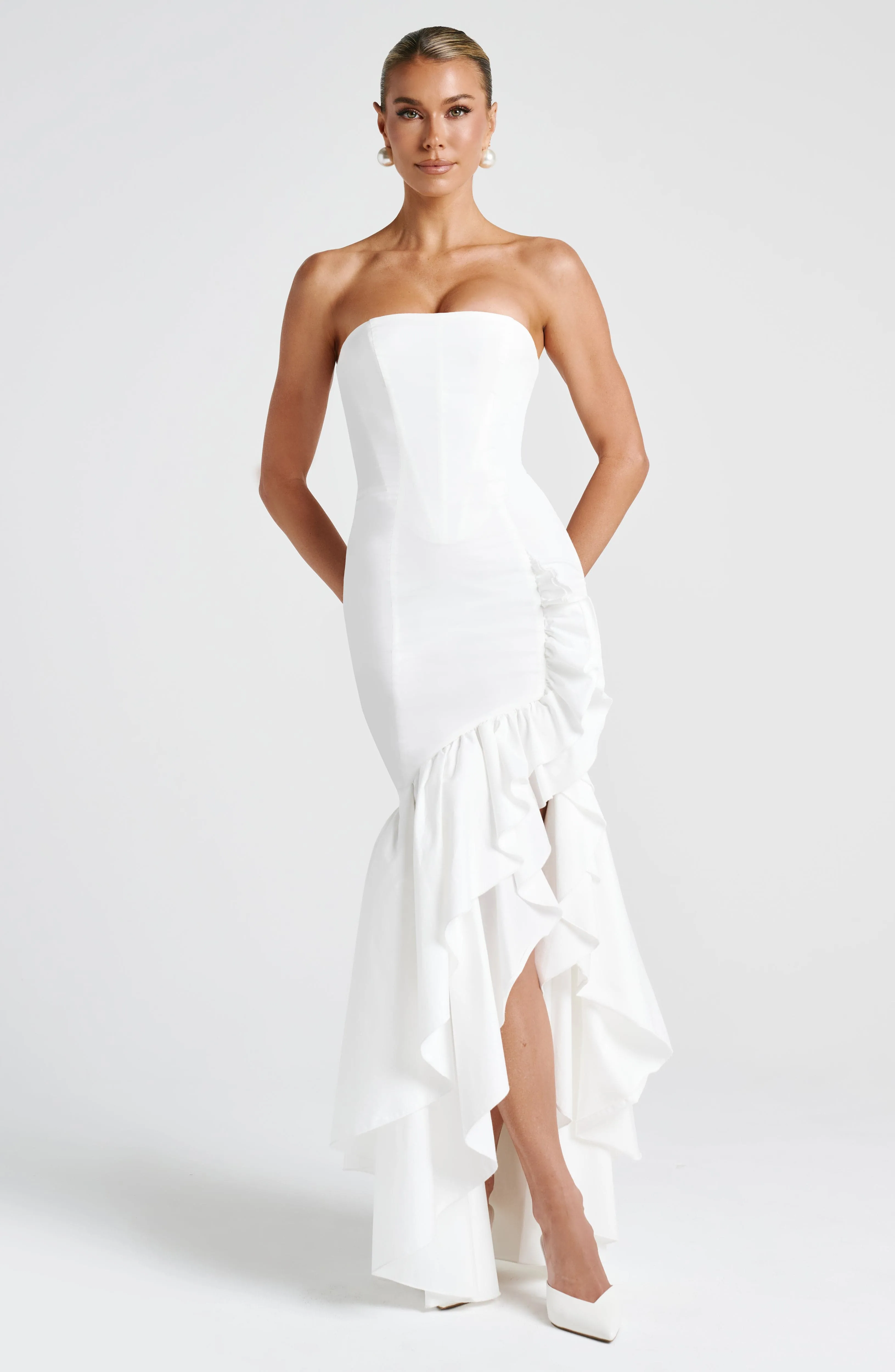Angelina Maxi Dress - Ivory