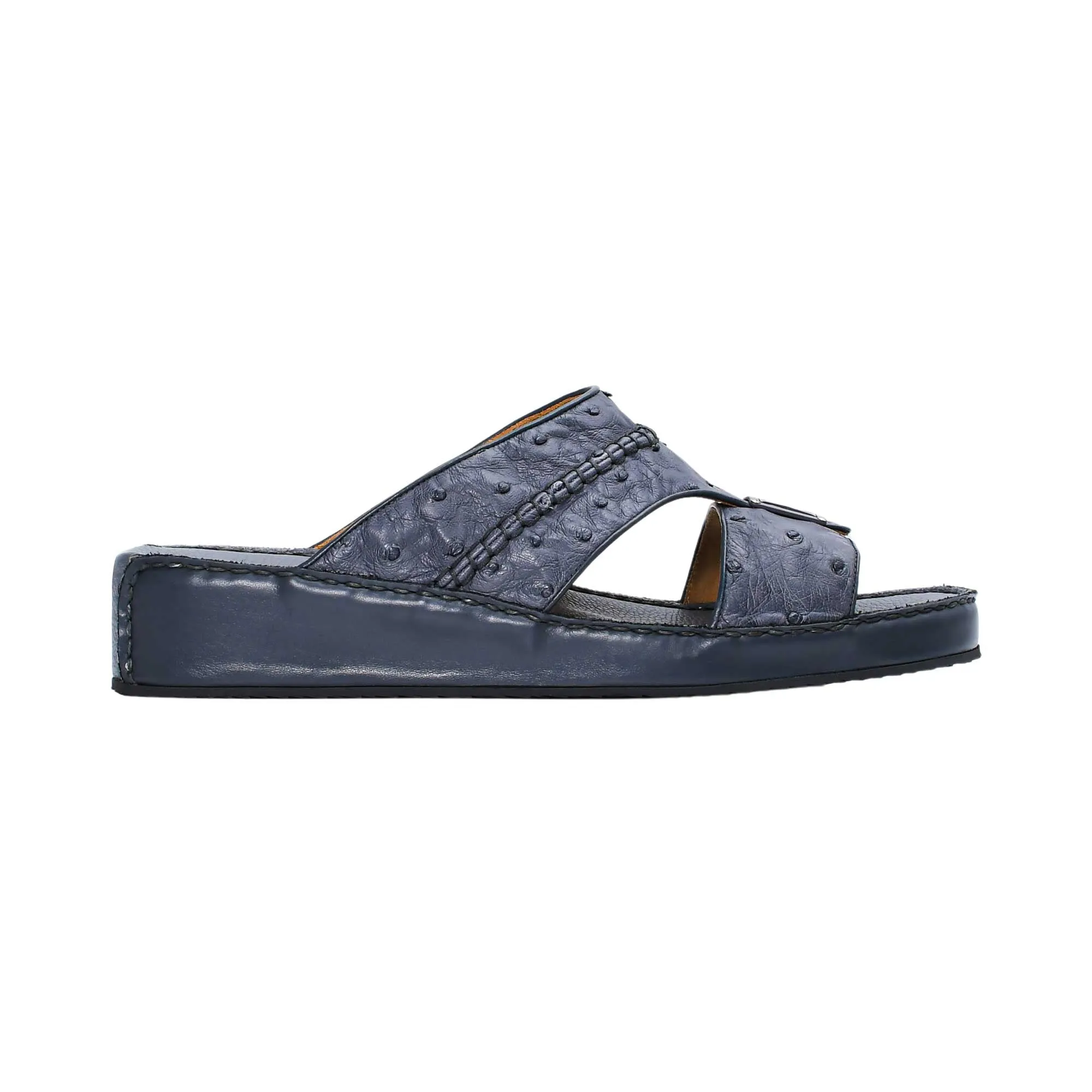 Antonio Men's Ostrich Leather Arabic Sandal