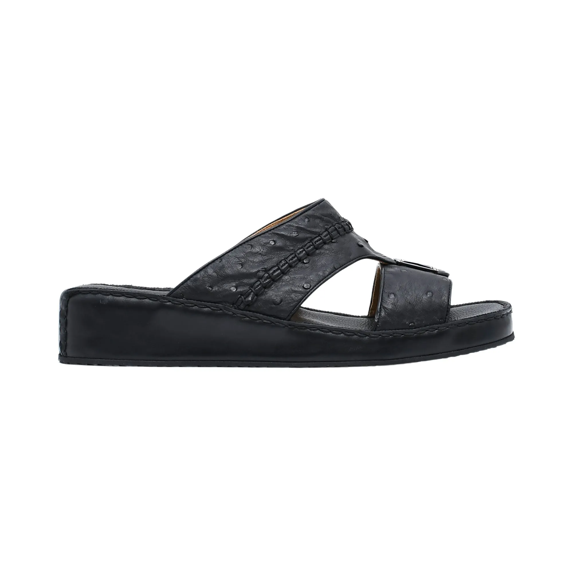 Antonio Men's Ostrich Leather Arabic Sandal