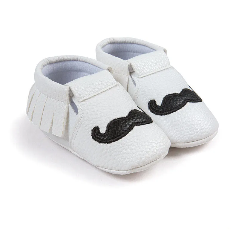 Baby Shoes Boys Girls Tassel Shoes Princess PU Leather Shoes born Baby Moccasins Love Papa Mama Baby First Walker Shoes