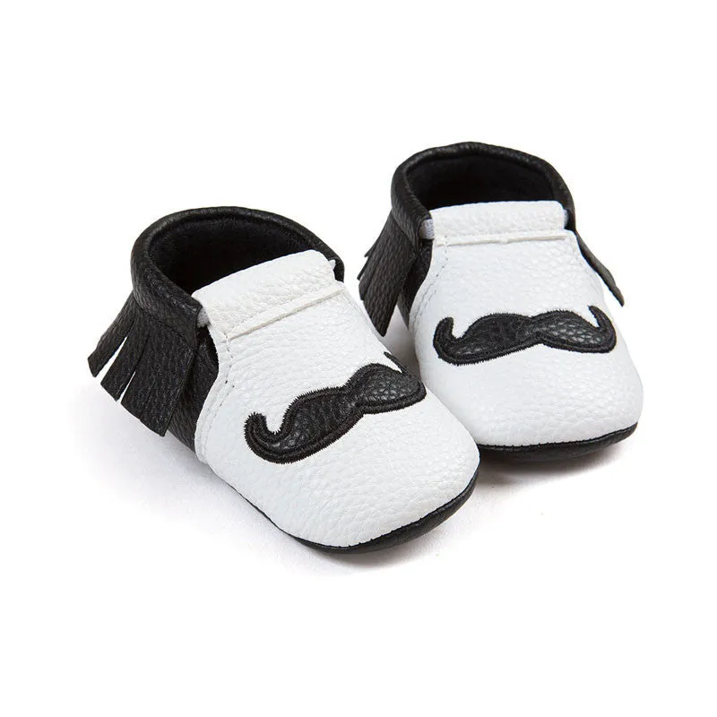 Baby Shoes Boys Girls Tassel Shoes Princess PU Leather Shoes born Baby Moccasins Love Papa Mama Baby First Walker Shoes