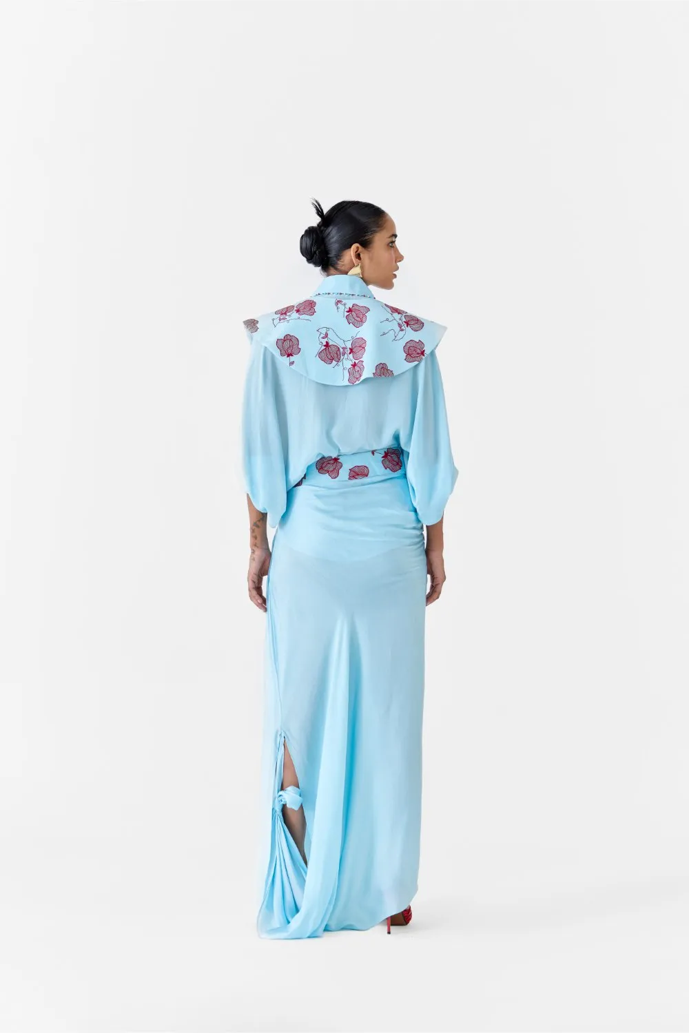 BABY TULIP BATWING SHIRT & SKIRT CO-ORD