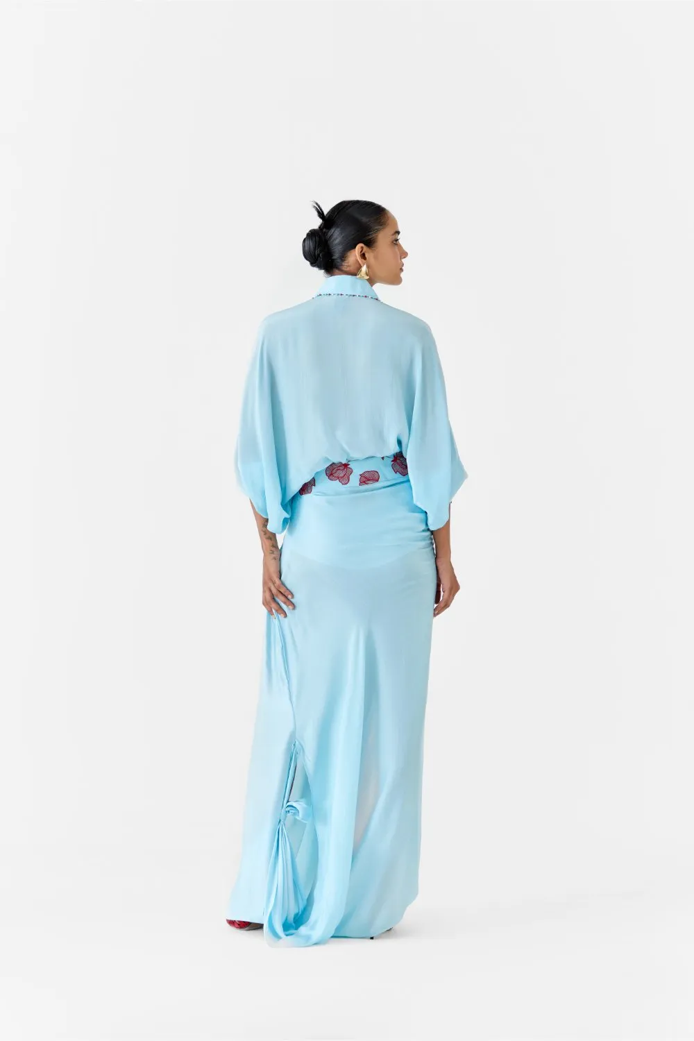 BABY TULIP BATWING SHIRT & SKIRT CO-ORD