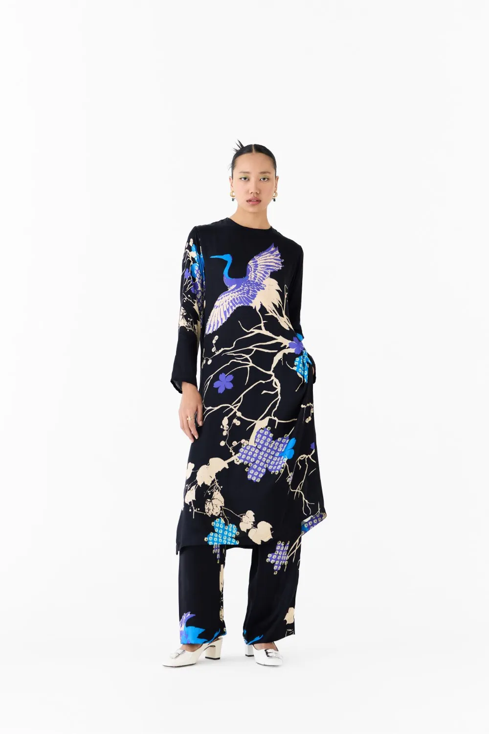 BLACK CRANE KURTA & PANTS CO-ORD