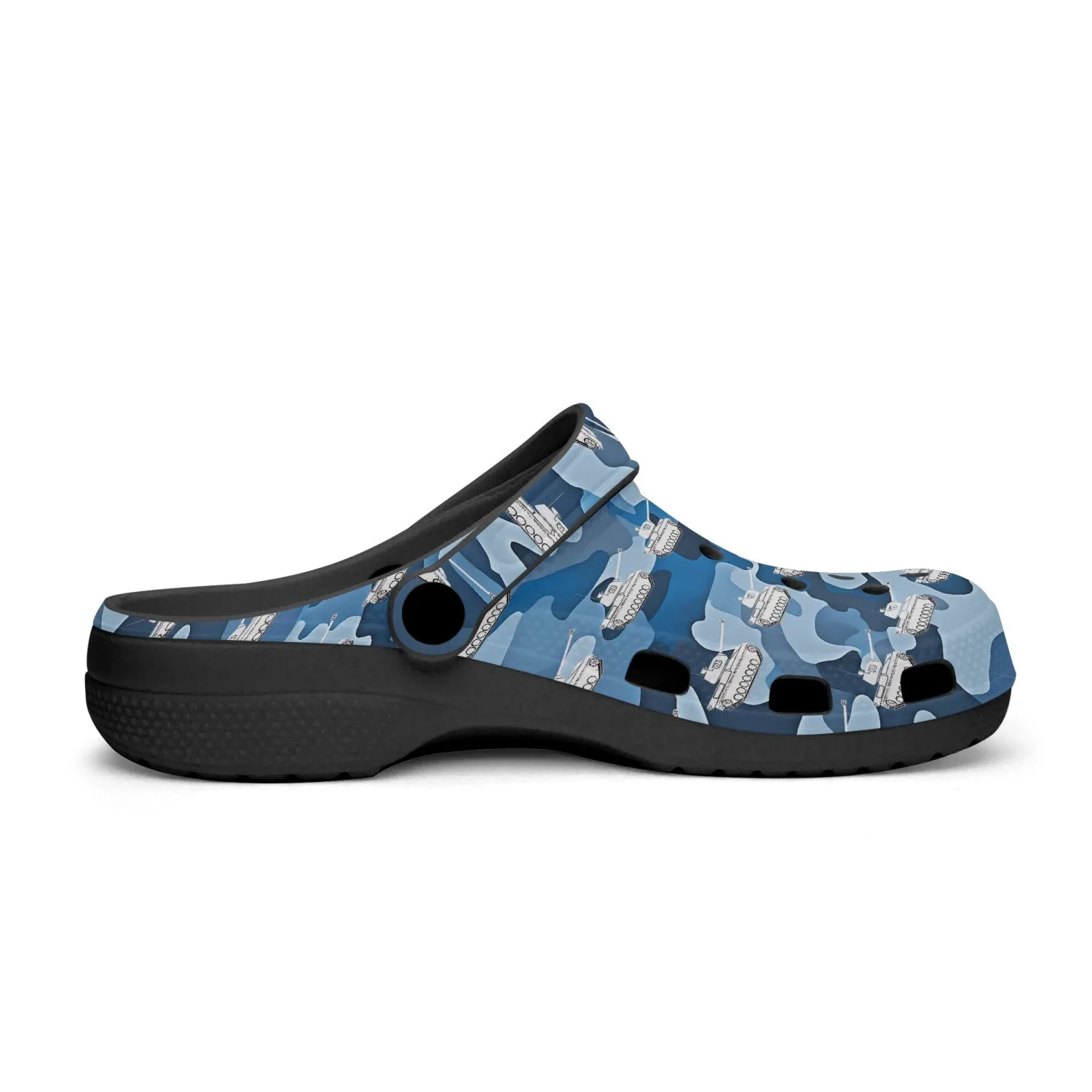 Blue Camo Tanks Rok-Clogs