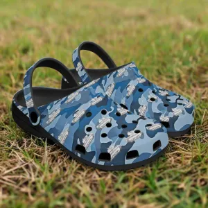 Blue Camo Tanks Rok-Clogs