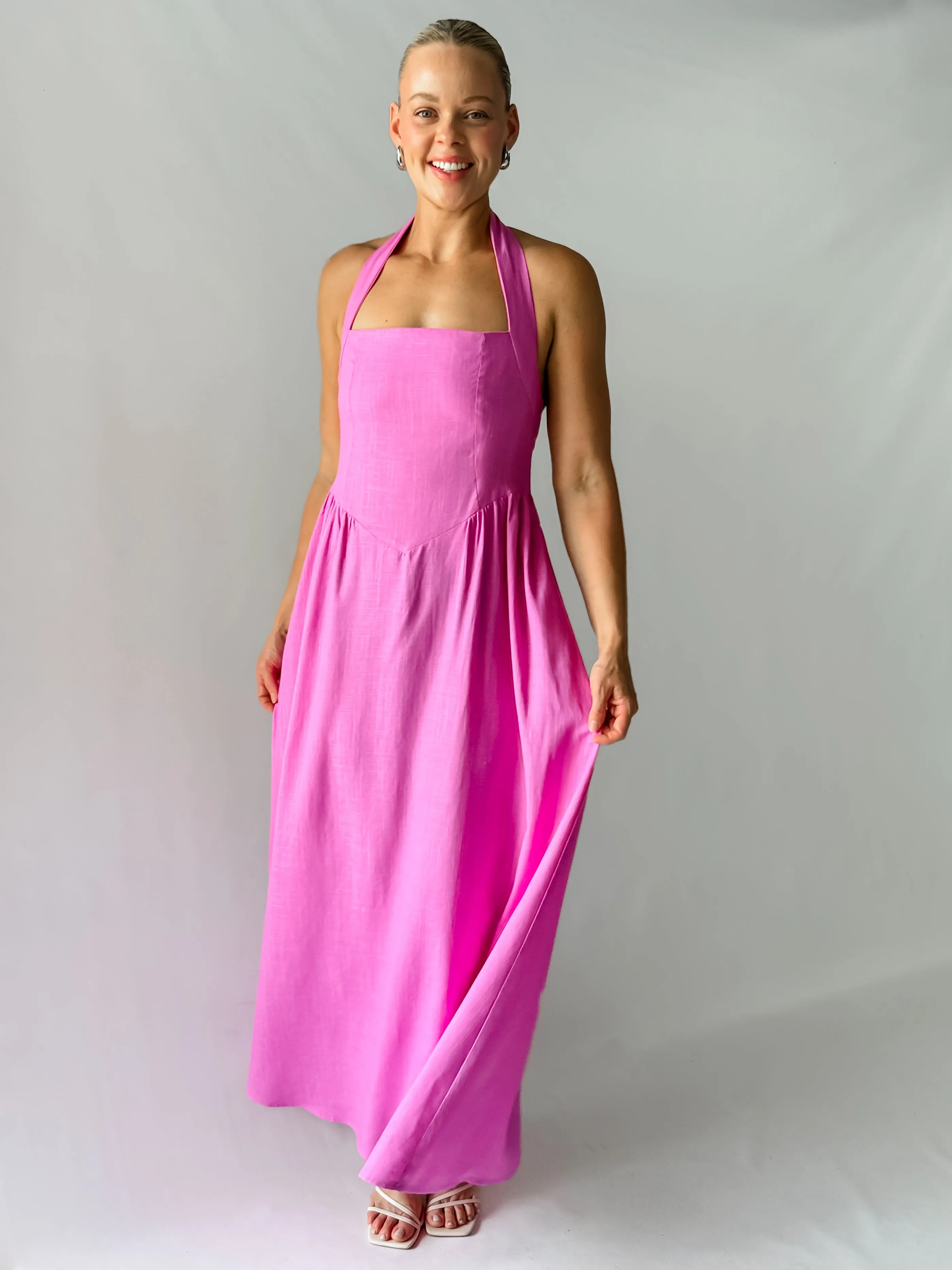 BLUSH MAXI DRESS