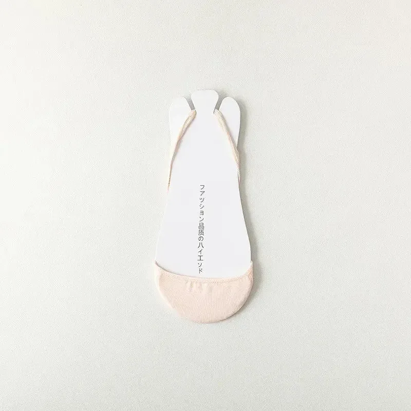 Boat Socks Slippers Female Colorful High Heels Socks Women Breathable Half Feet Socks  Invisible Socks