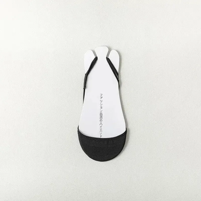 Boat Socks Slippers Female Colorful High Heels Socks Women Breathable Half Feet Socks  Invisible Socks