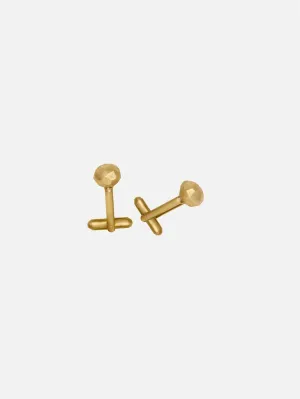 Bold Moon Cuff Links - Gold