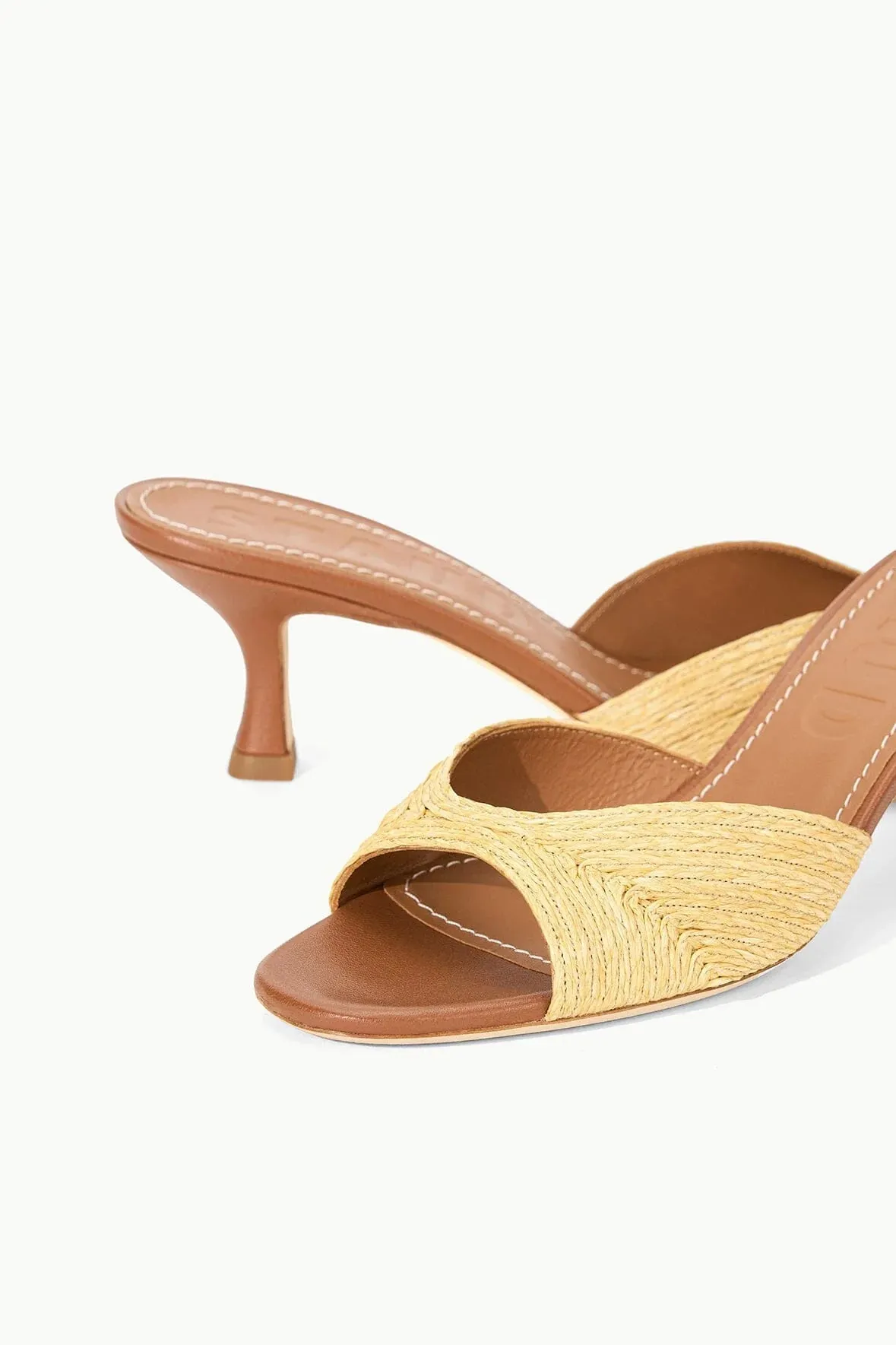 Brigitte Mule - Natural Raffia