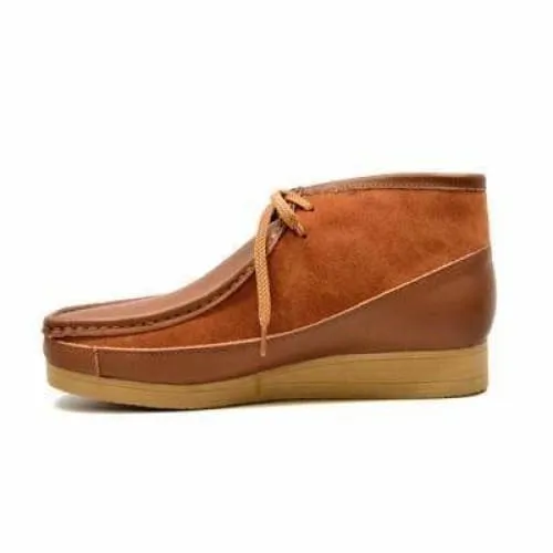British Walkers New Castle Men's Tan Leather Ankle Boots