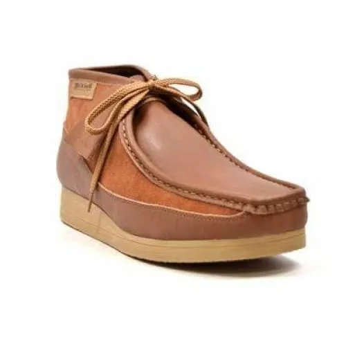 British Walkers New Castle Men's Tan Leather Ankle Boots