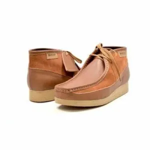 British Walkers New Castle Men's Tan Leather Ankle Boots