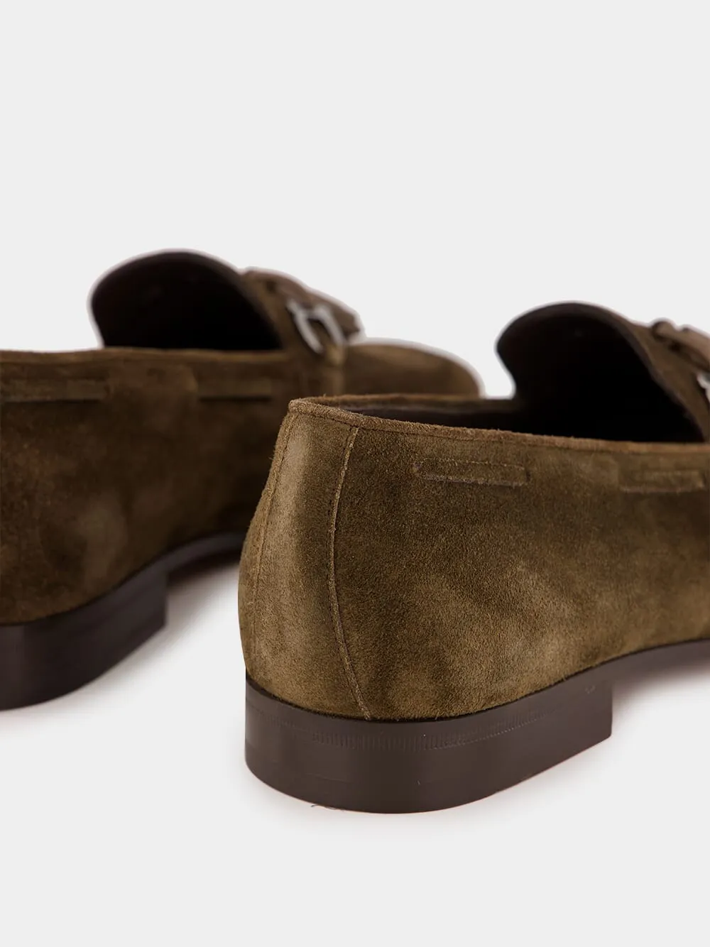 Brown Tassel Suede Moccasins