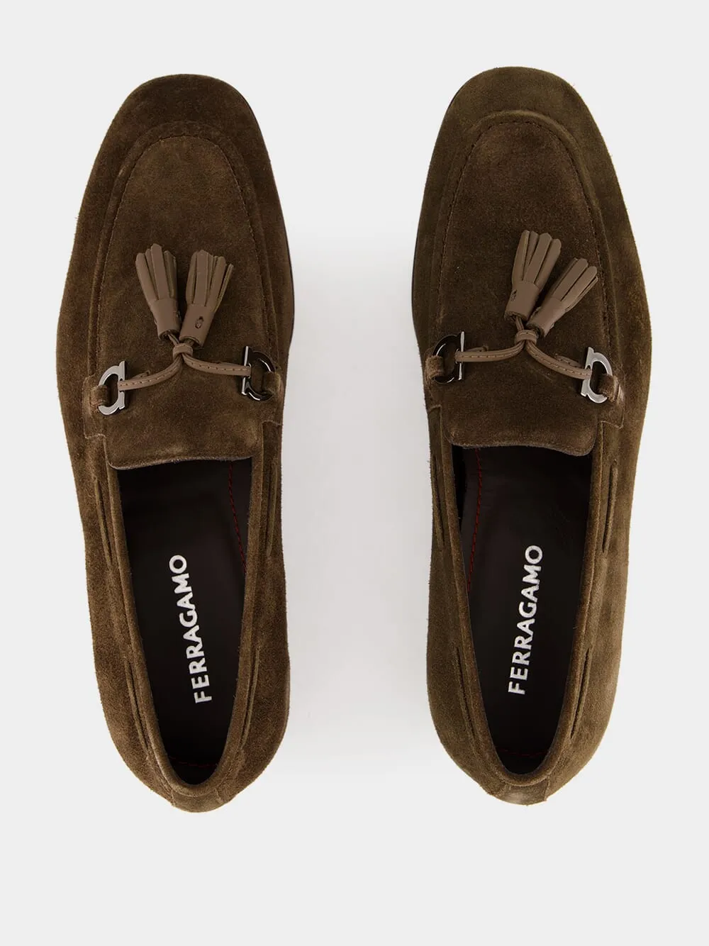 Brown Tassel Suede Moccasins
