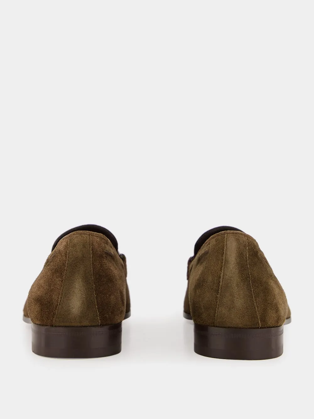 Brown Tassel Suede Moccasins