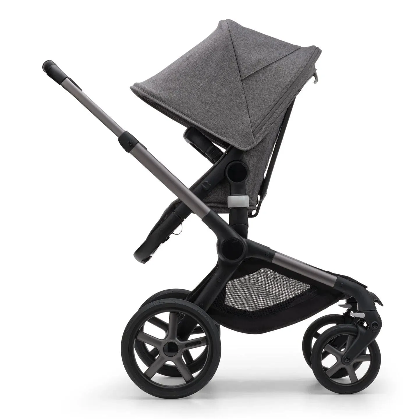 Bugaboo Fox 5, Pebble 360 PRO 2 and Base Travel System - Graphite/Grey Melange