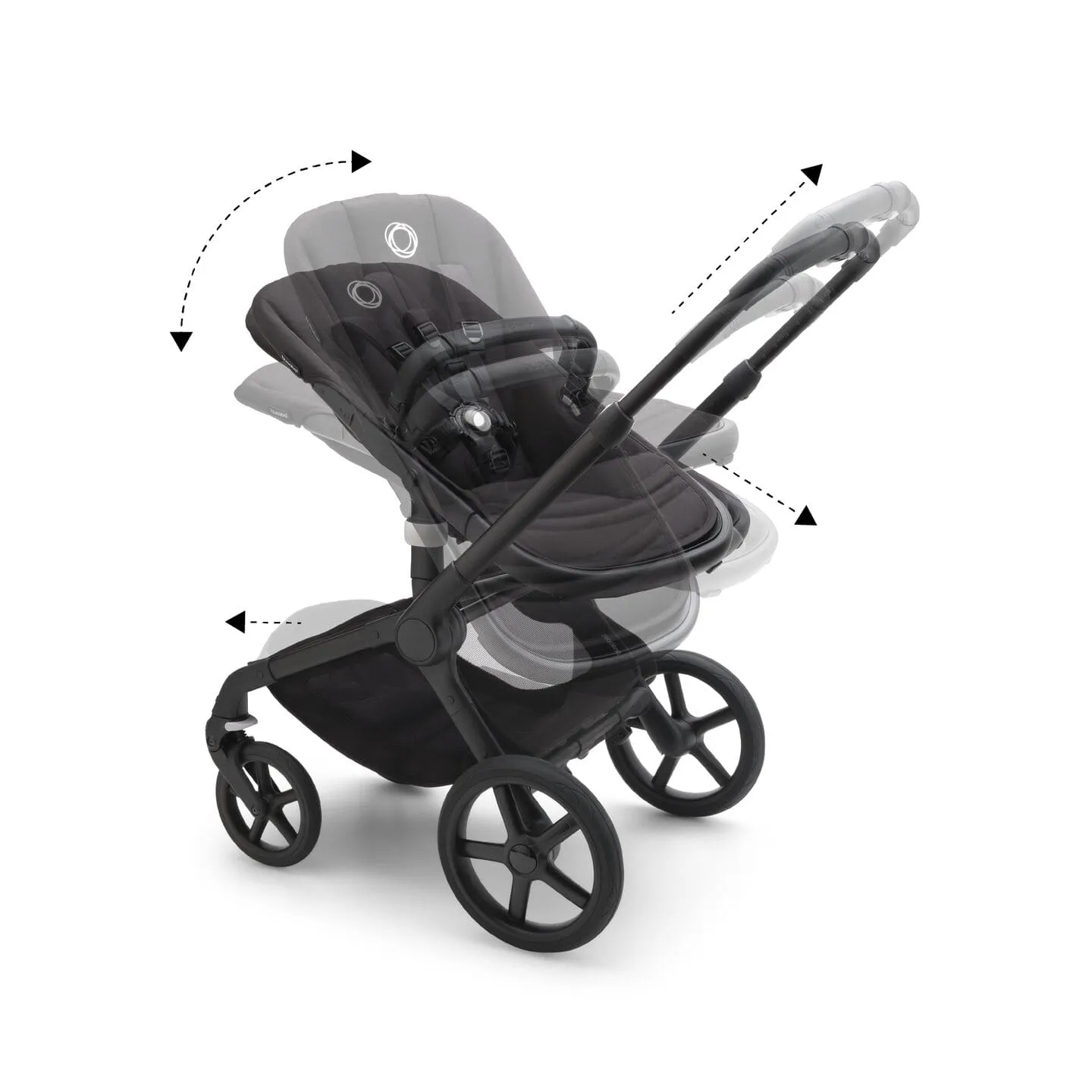 Bugaboo Fox 5, Pebble 360 PRO 2 Ultimate Travel System - Black/Midnight Black