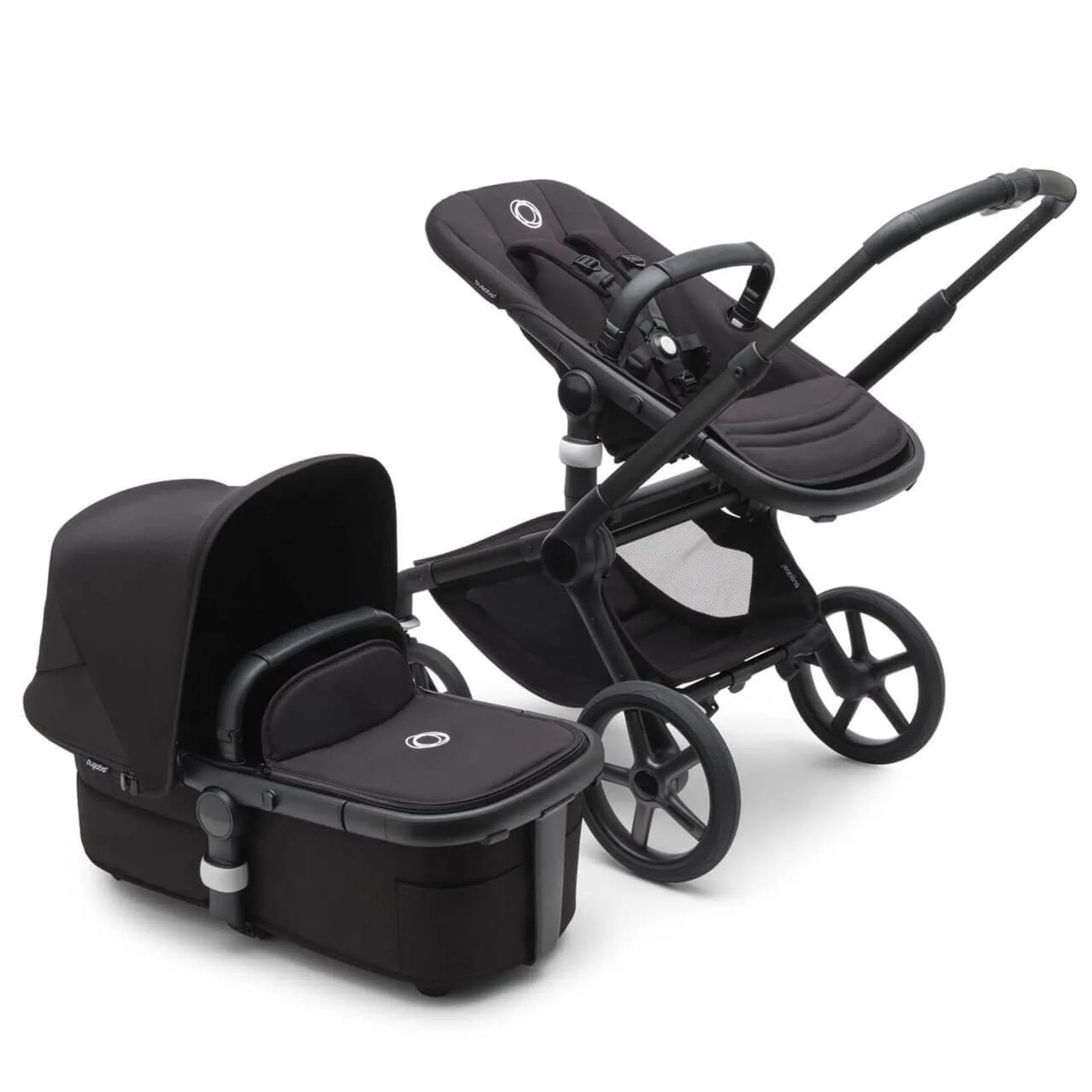 Bugaboo Fox 5, Pebble 360 PRO 2 Ultimate Travel System - Black/Midnight Black