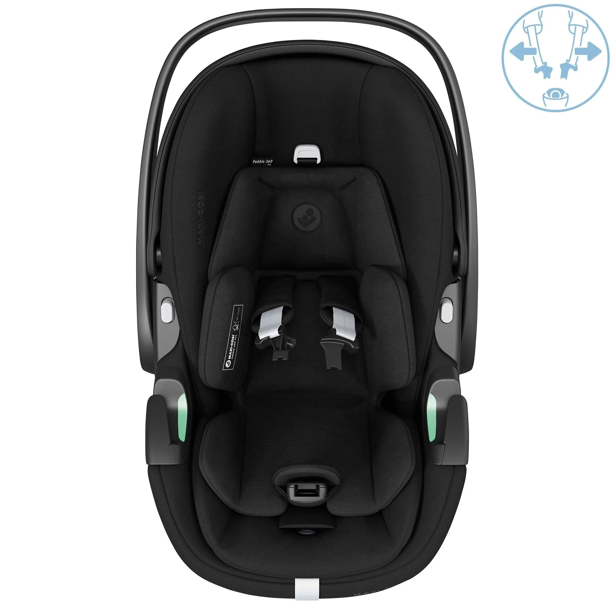 Bugaboo Fox 5, Pebble 360 PRO 2 Ultimate Travel System - Black/Midnight Black