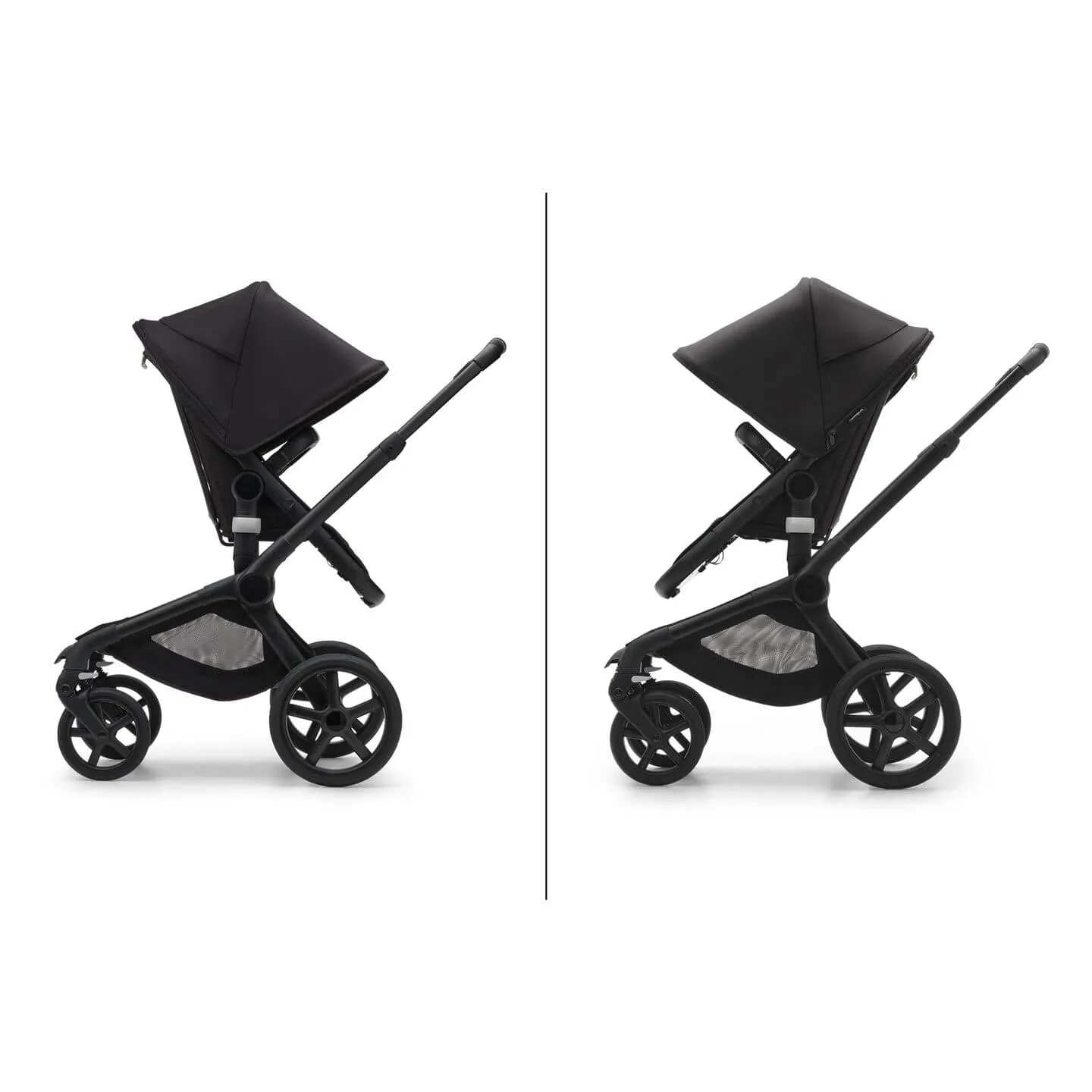 Bugaboo Fox 5, Pebble 360 PRO 2 Ultimate Travel System - Black/Midnight Black
