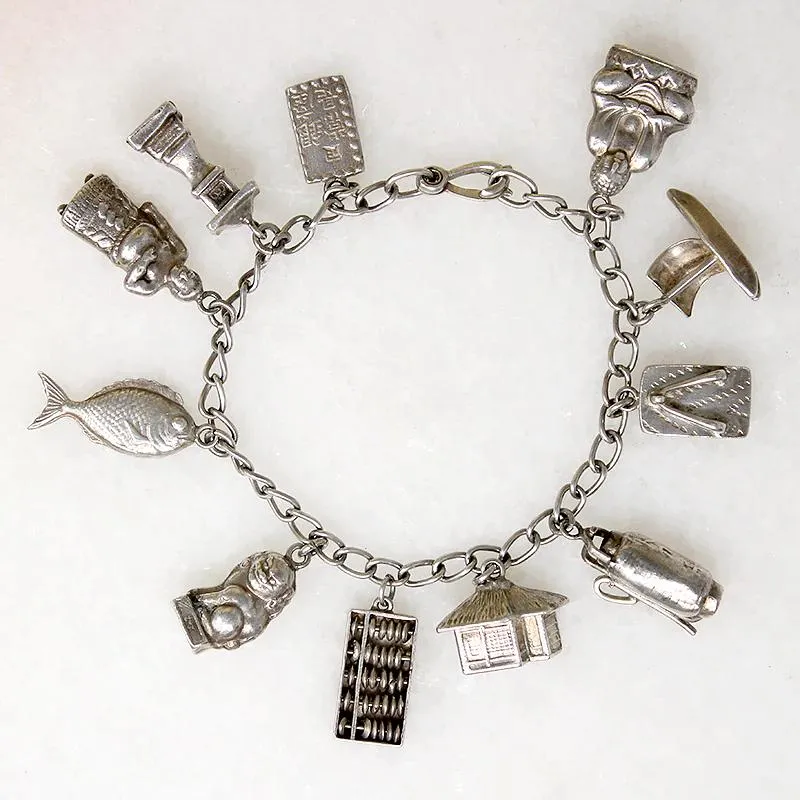 Carefully Curated Japanese Charm Bracelet