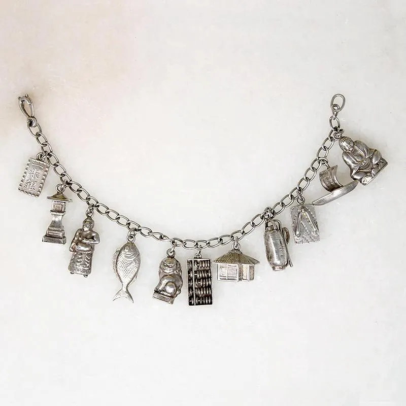Carefully Curated Japanese Charm Bracelet