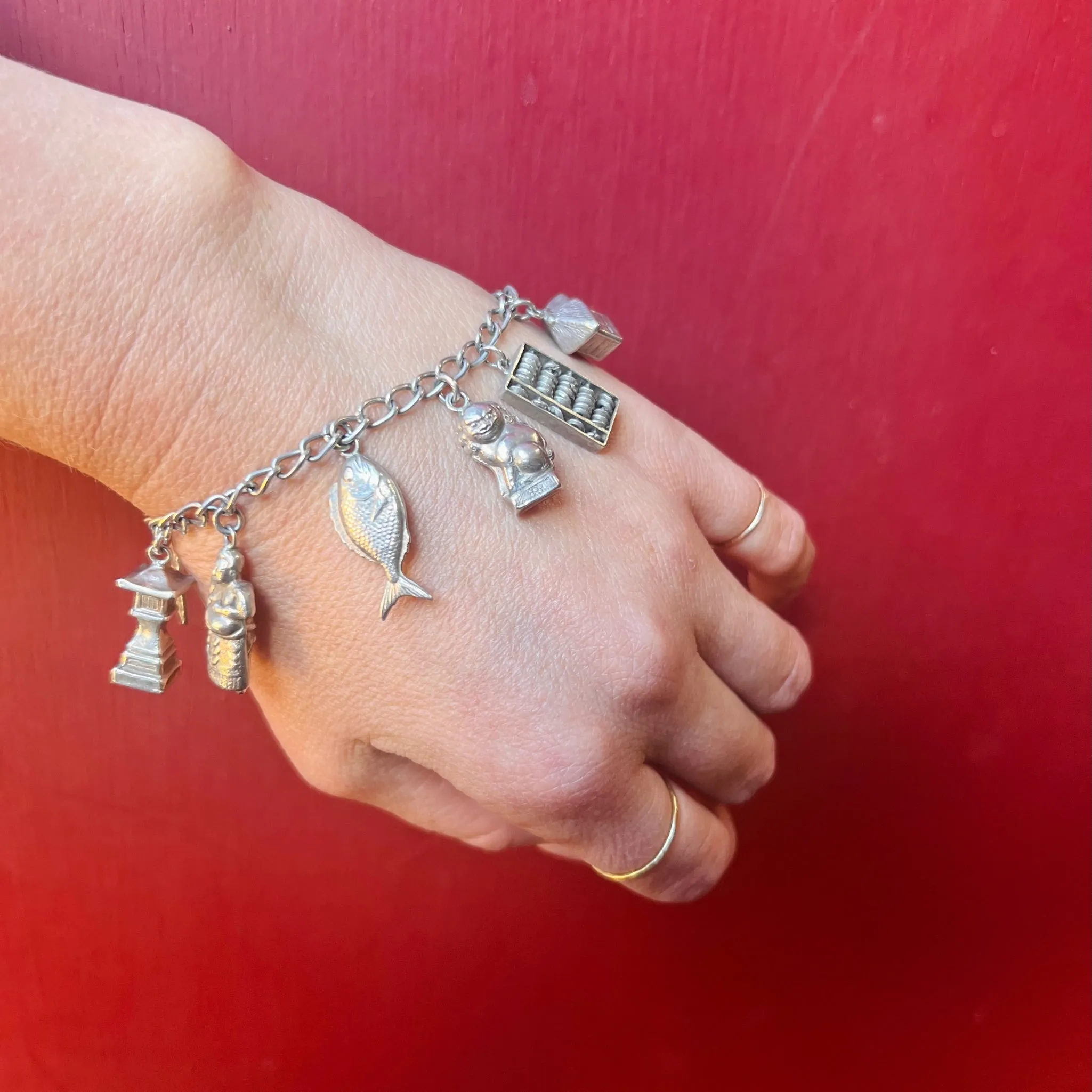 Carefully Curated Japanese Charm Bracelet