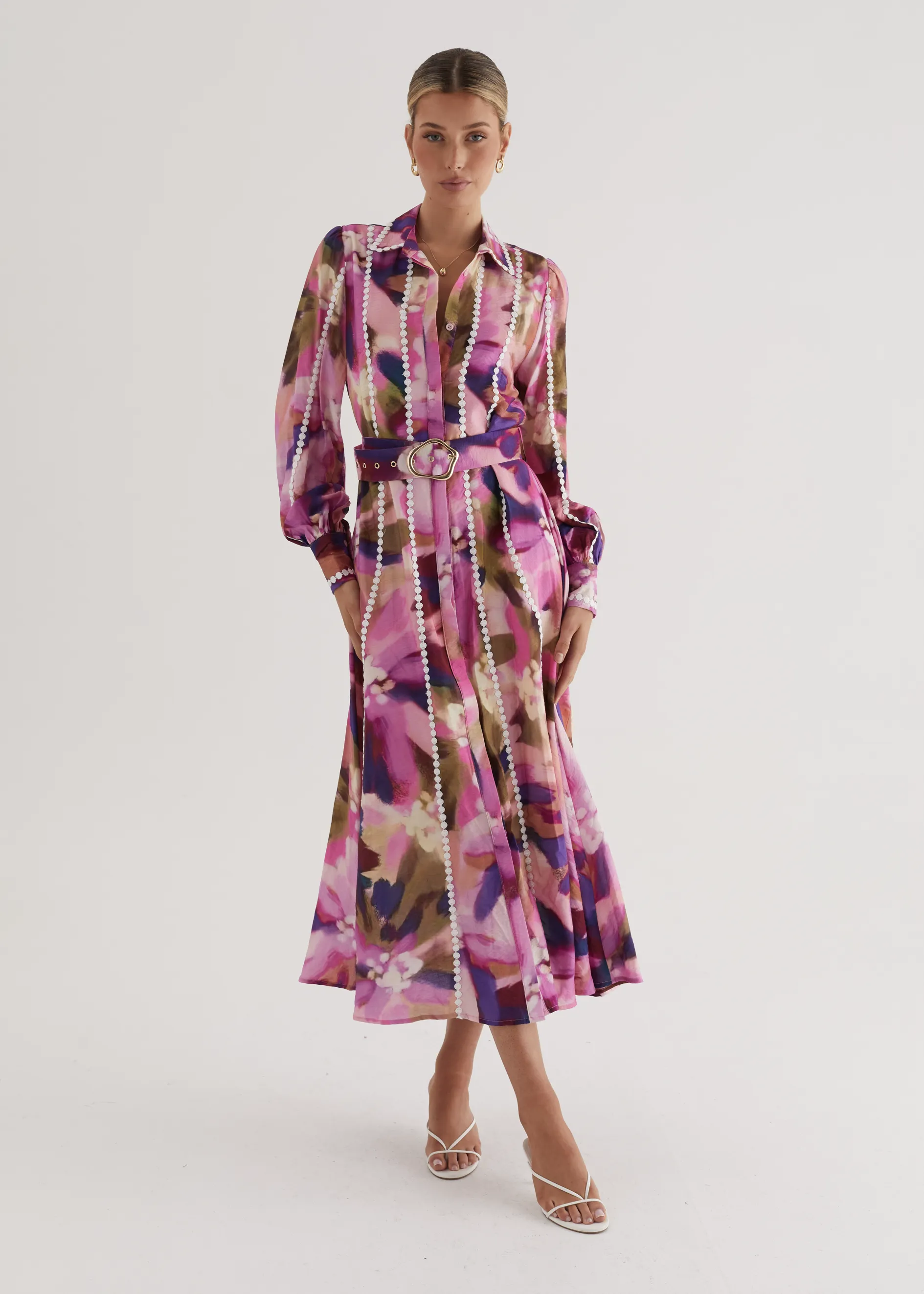 Carlotta Maxi Dress - Orchid Floral