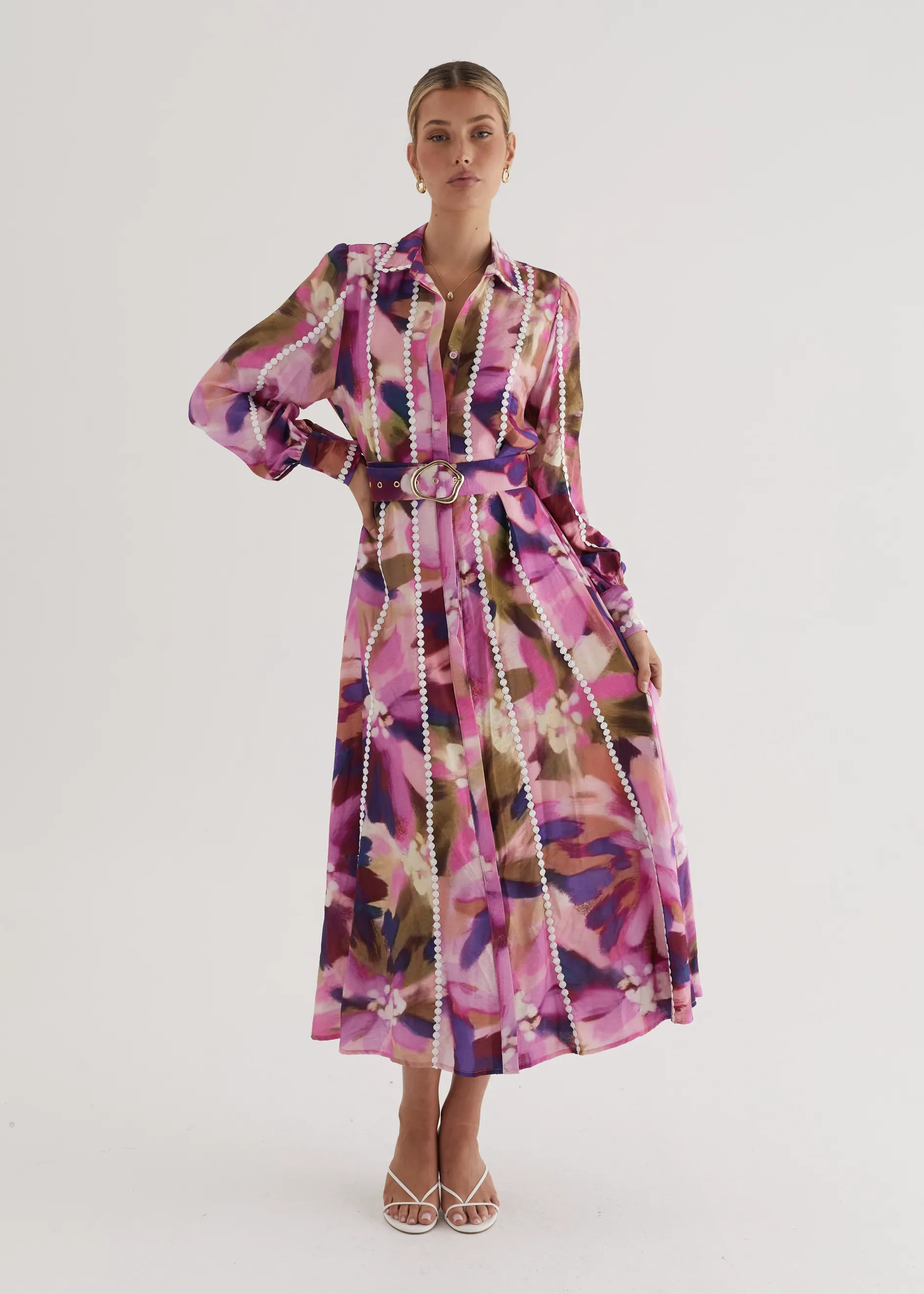 Carlotta Maxi Dress - Orchid Floral