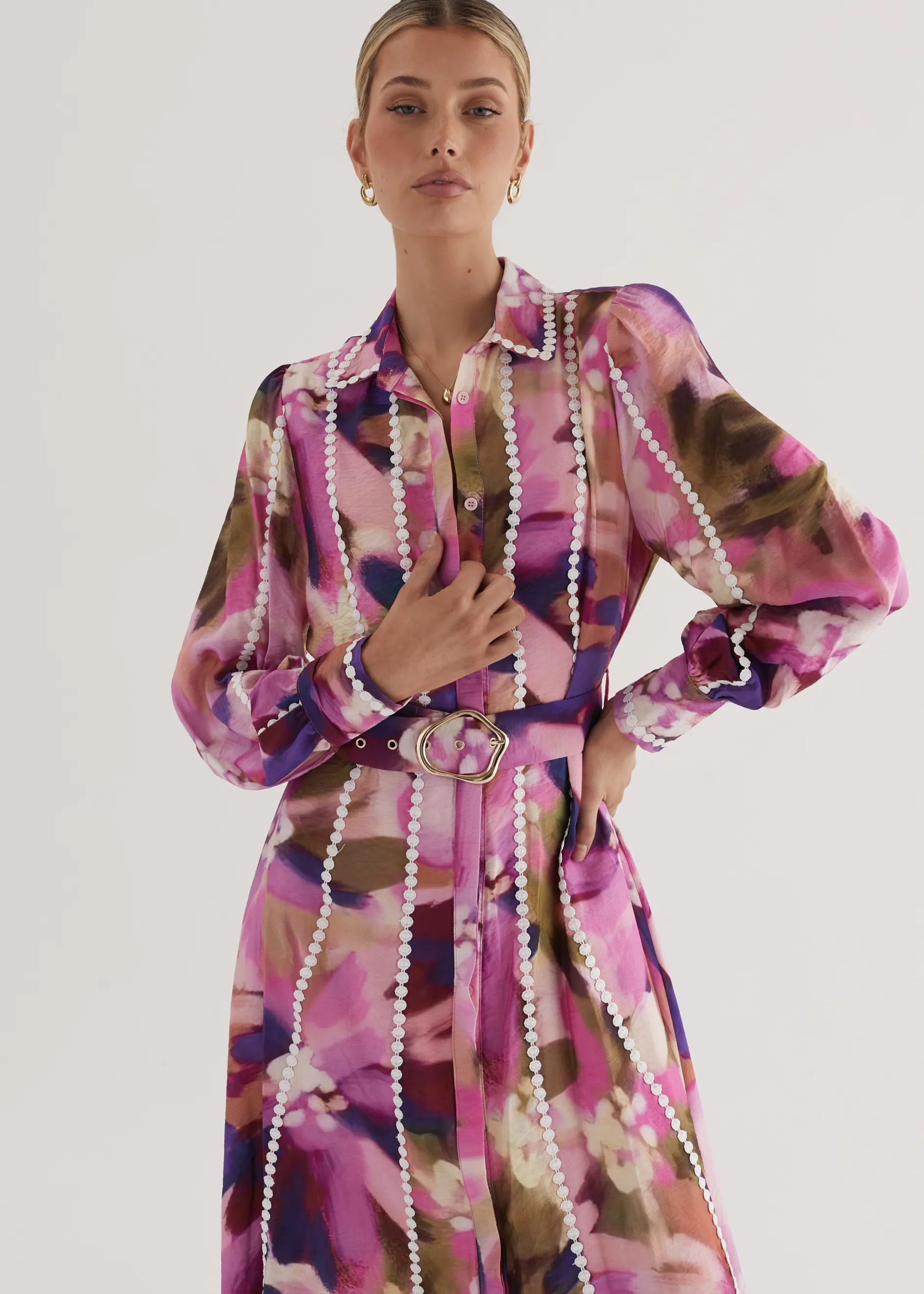 Carlotta Maxi Dress - Orchid Floral