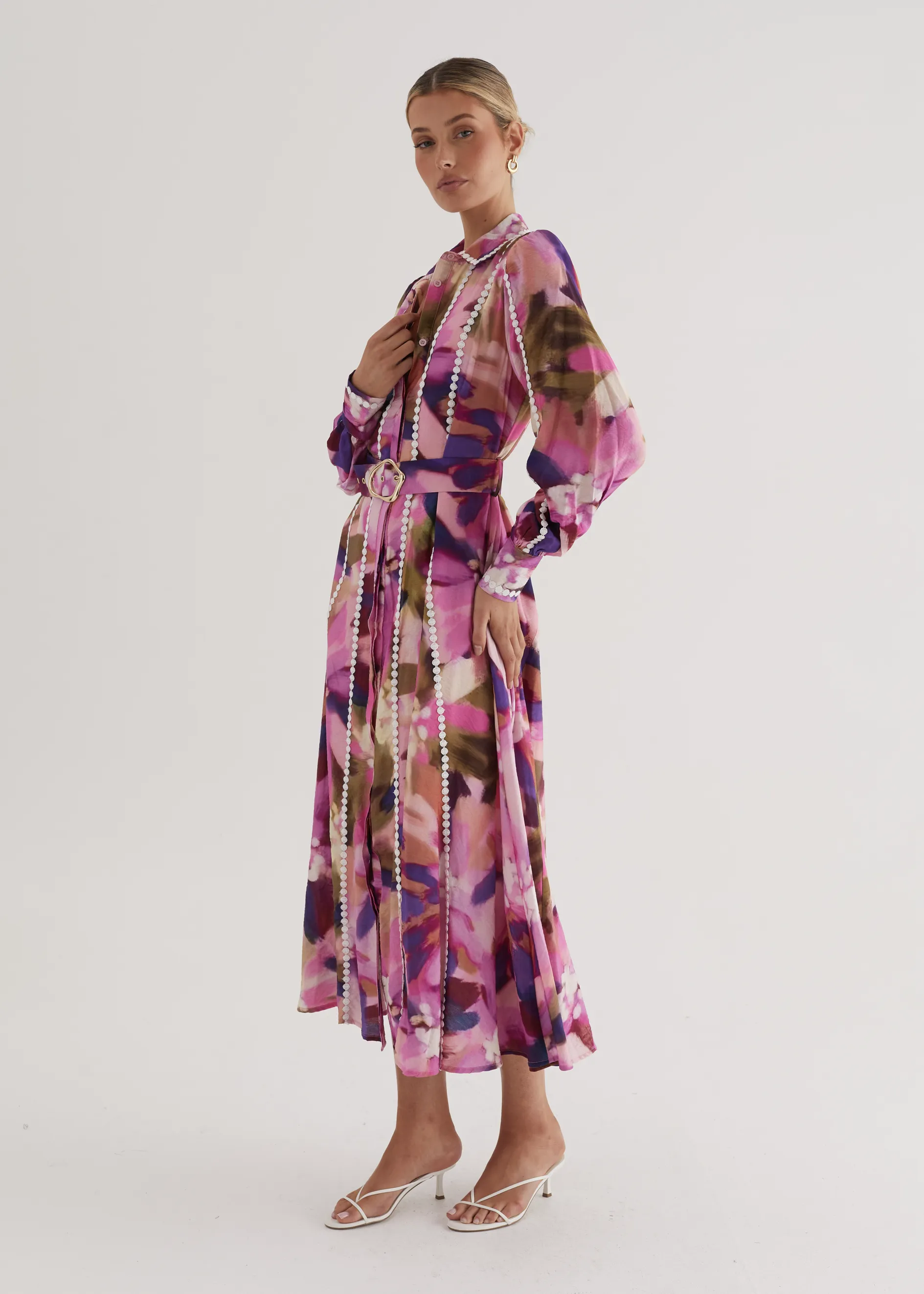 Carlotta Maxi Dress - Orchid Floral
