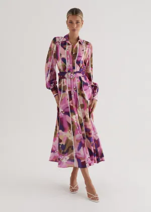 Carlotta Maxi Dress - Orchid Floral