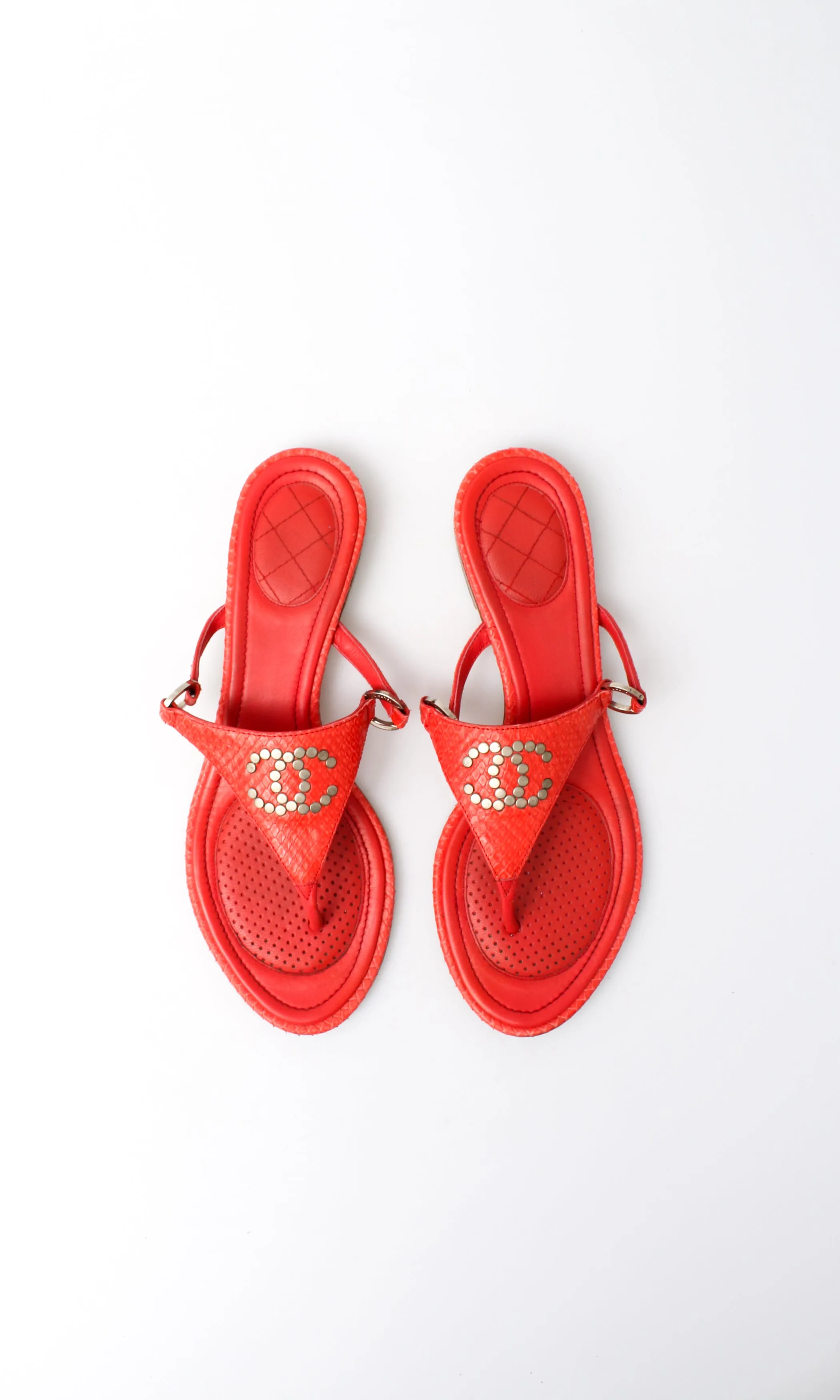 Chanel CC Thong Sandal