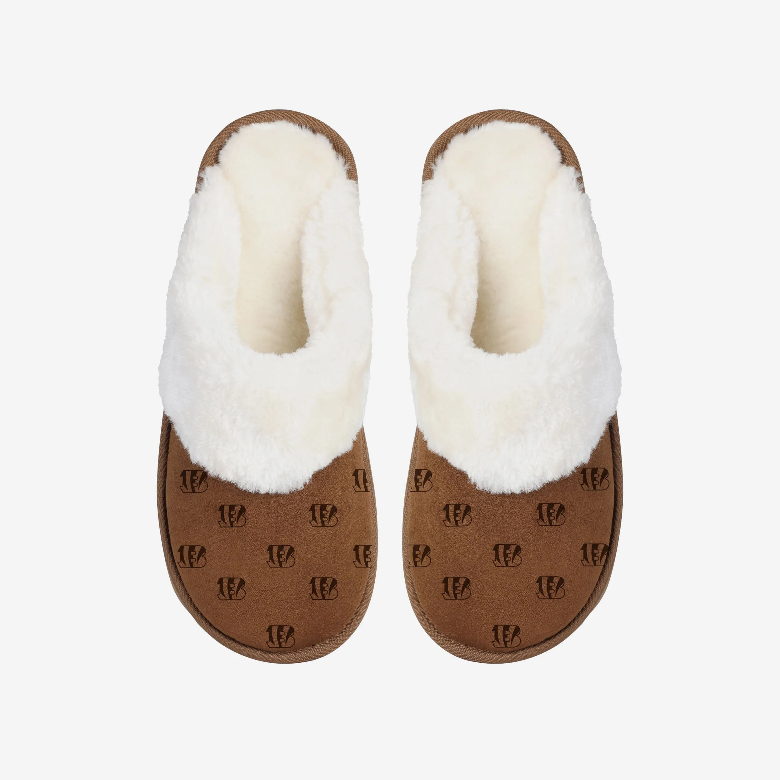Cincinnati Bengals Womens Repeat Logo Moccasin Slipper