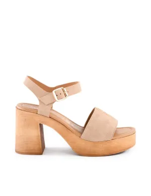City Scape Heel, Sand Suede
