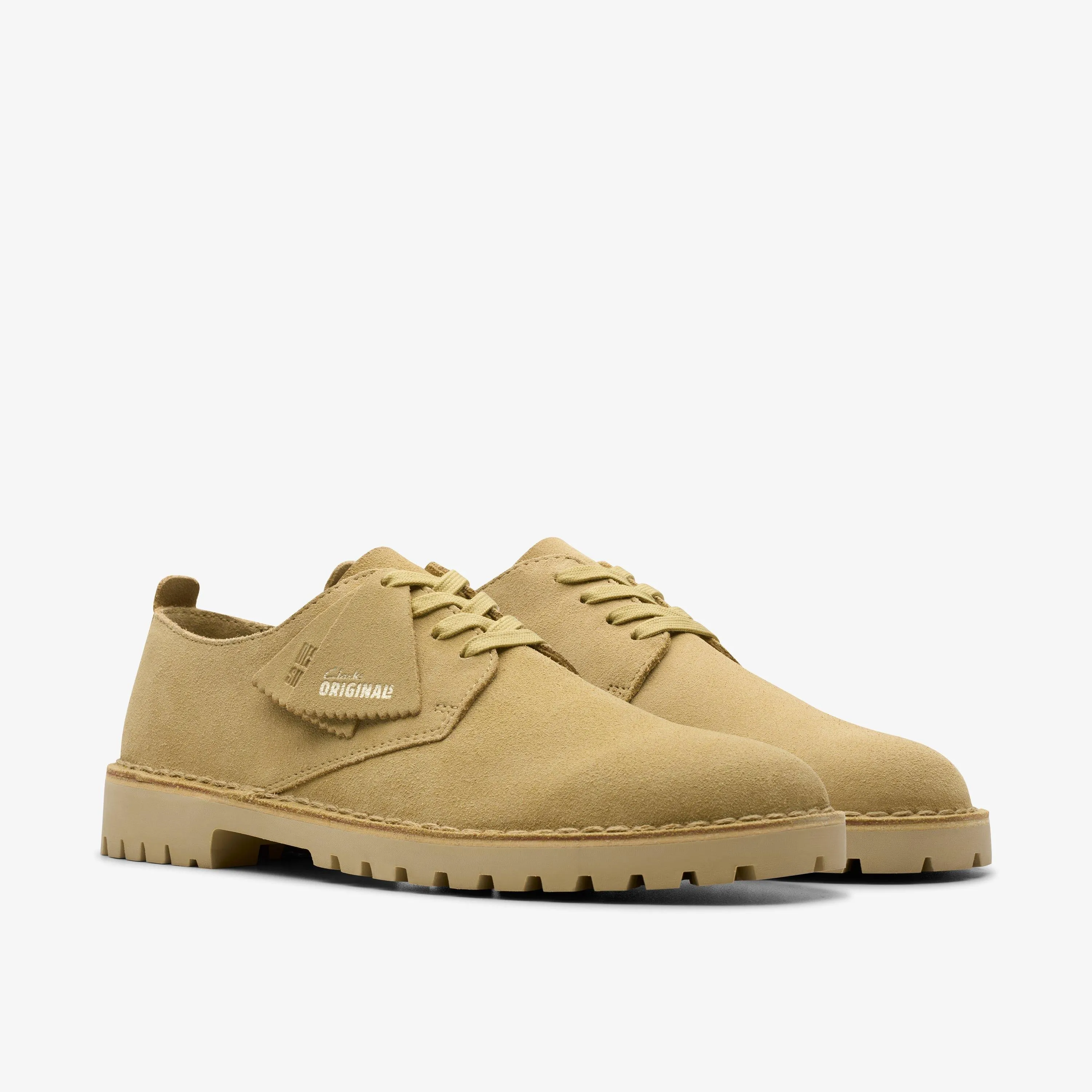 Clarks Men's Desert-Rock-Lo Brown Suede 26178128