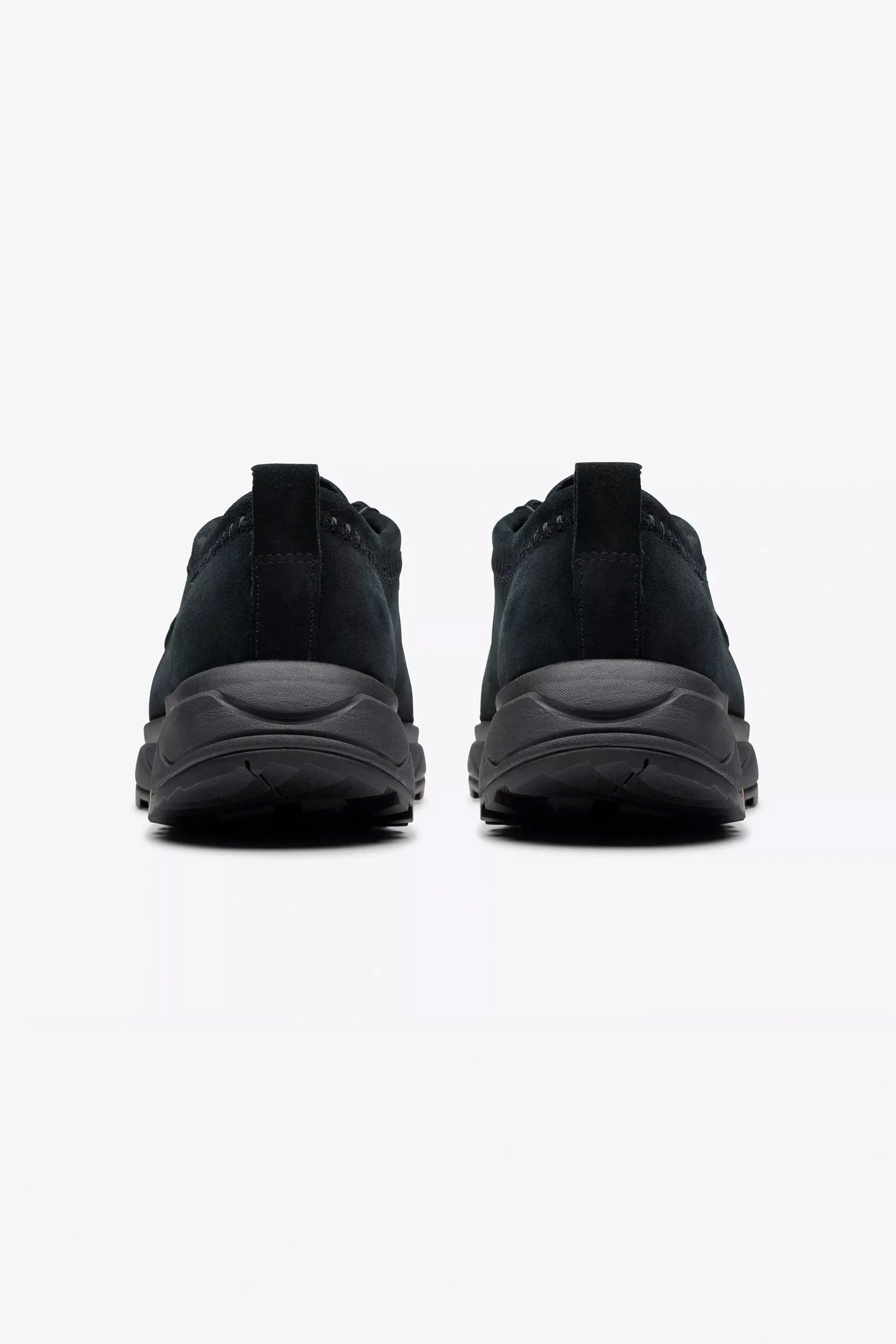 CLARKS - WALLA EDEN LO - BLACK SUEDE - MAN
