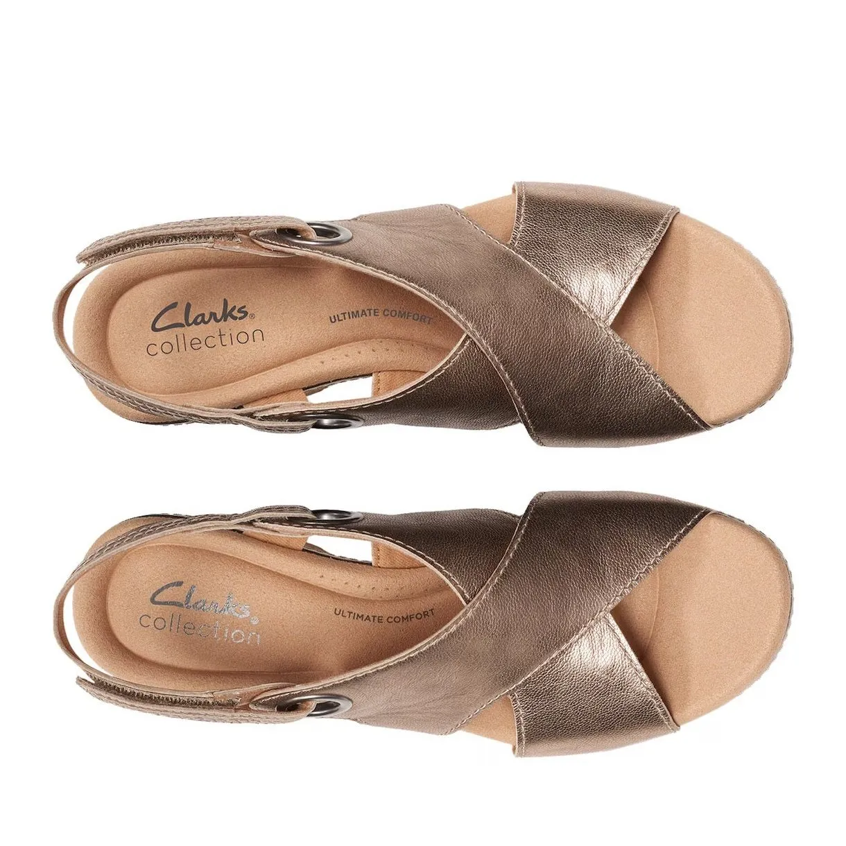 Clarks Women's Giselle Loop Metallic Leather 26178050